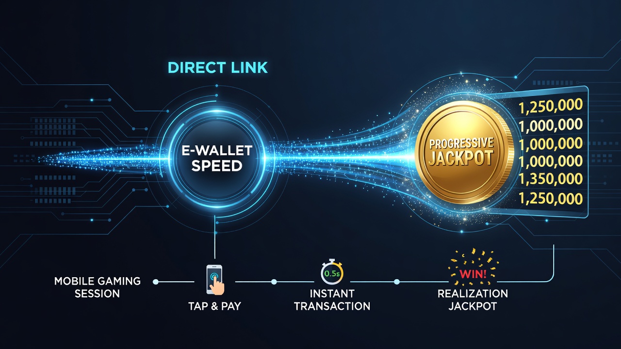 Close-up of e-wallet confirmation screen on mobile device during active jackpot play