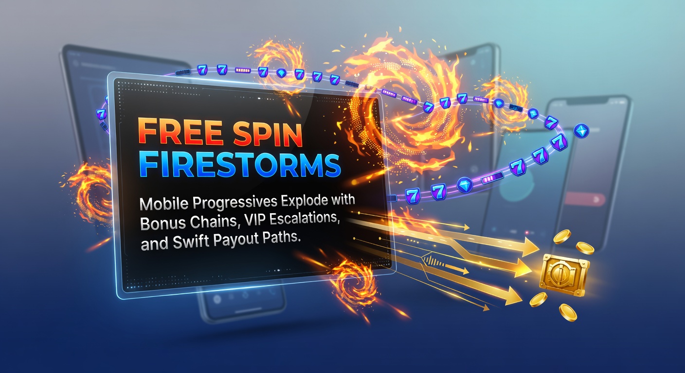 Vibrant mobile slot screen showing cascading free spins igniting a progressive jackpot meter amid fiery bonus animations