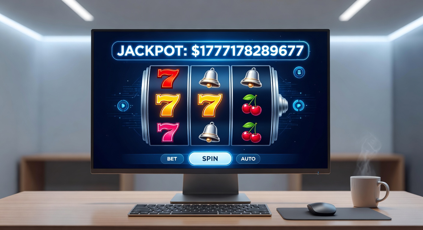 Close-up of a player's hand tapping a mobile screen as a jackpot wheel spins wildly, coins exploding outward in a celebratory burst