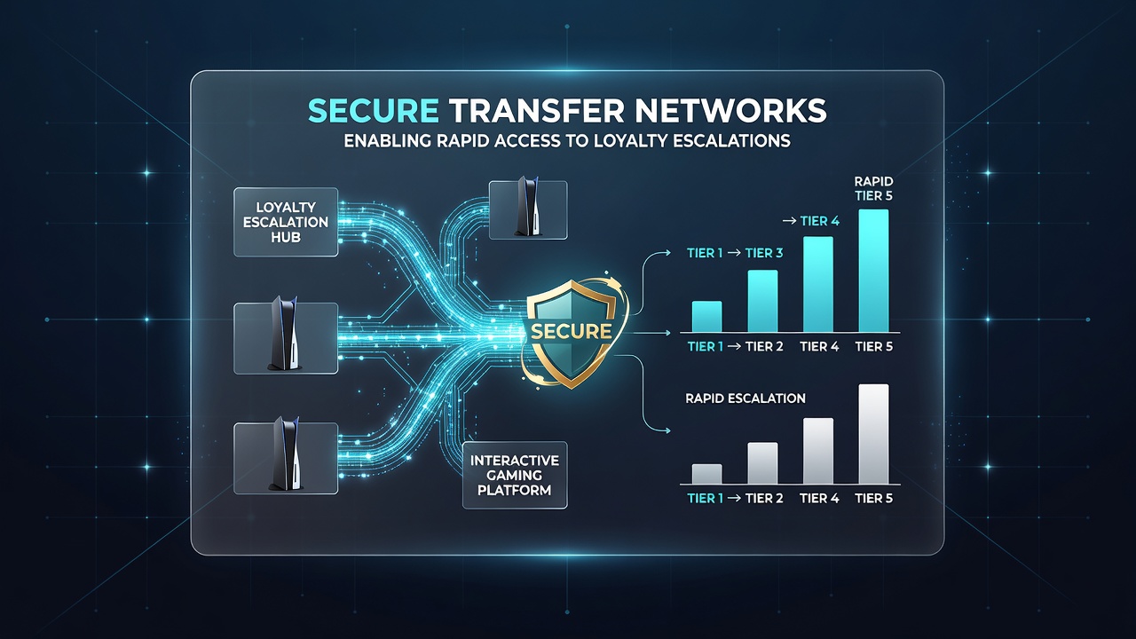 Loyalty escalation dashboard powered by secure transfer technology