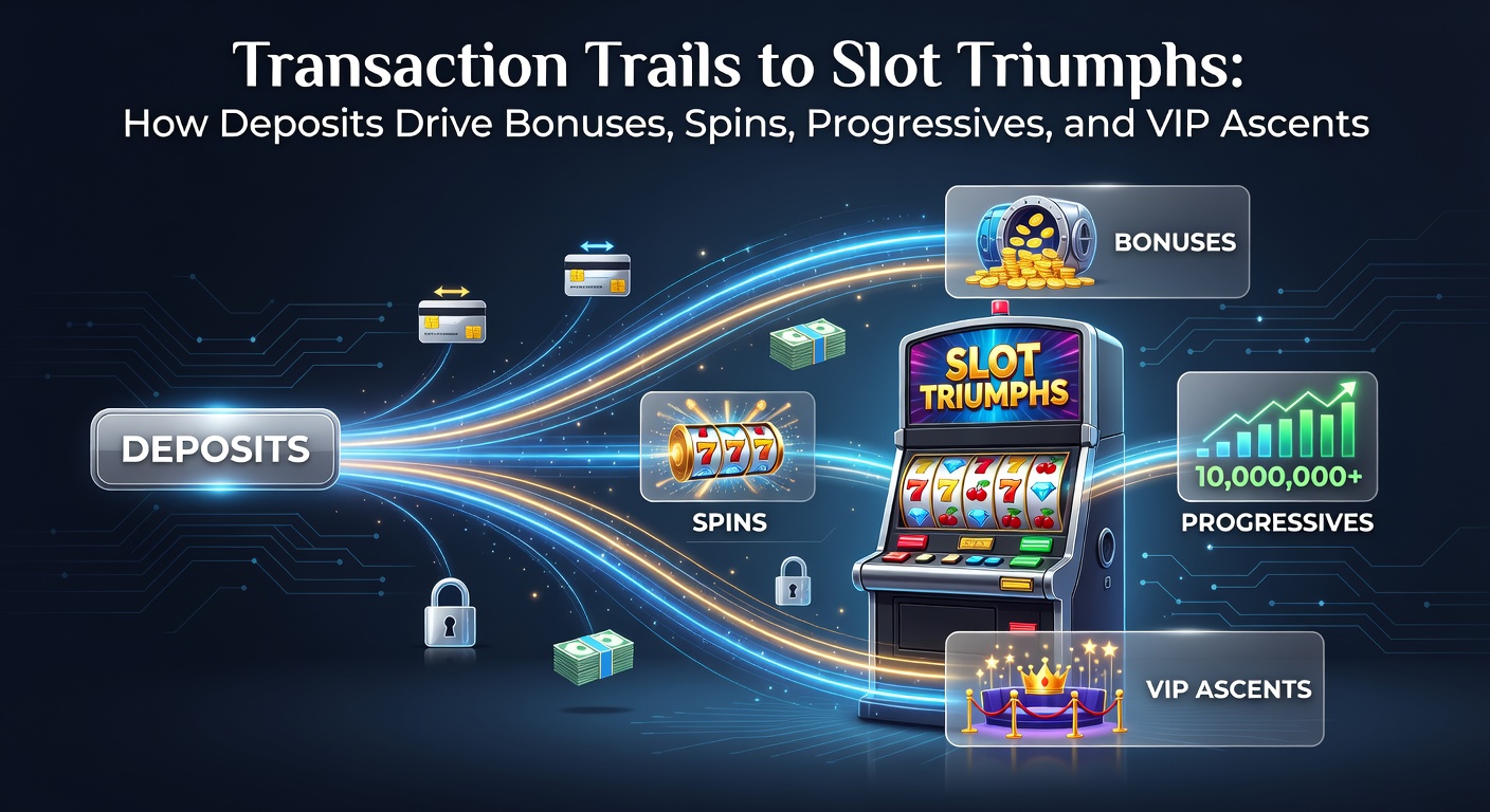 Vibrant digital graphic showing cascading coins transforming into slot reels, bonuses, and jackpot meters climbing toward VIP crowns