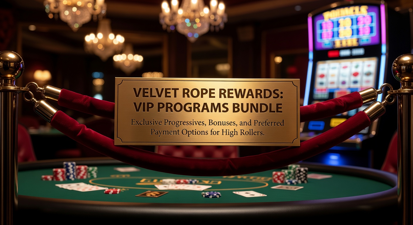 Sleek digital VIP lounge interface displaying tiered rewards, glowing progressive jackpots, and premium bonus icons for elite players